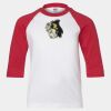 Youth Three Quarter Sleeve Baseball T-Shirt Thumbnail