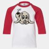 Youth Three Quarter Sleeve Baseball T-Shirt Thumbnail