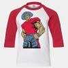 Youth Three Quarter Sleeve Baseball T-Shirt Thumbnail