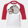 Youth Three Quarter Sleeve Baseball T-Shirt Thumbnail