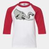 Youth Three Quarter Sleeve Baseball T-Shirt Thumbnail
