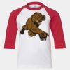 Youth Three Quarter Sleeve Baseball T-Shirt Thumbnail