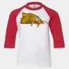 Youth Three Quarter Sleeve Baseball T-Shirt Thumbnail