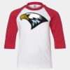 Youth Three Quarter Sleeve Baseball T-Shirt Thumbnail