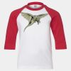 Youth Three Quarter Sleeve Baseball T-Shirt Thumbnail