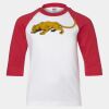 Youth Three Quarter Sleeve Baseball T-Shirt Thumbnail