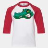 Youth Three Quarter Sleeve Baseball T-Shirt Thumbnail