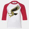 Youth Three Quarter Sleeve Baseball T-Shirt Thumbnail