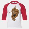 Youth Three Quarter Sleeve Baseball T-Shirt Thumbnail