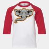 Youth Three Quarter Sleeve Baseball T-Shirt Thumbnail