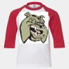 Youth Three Quarter Sleeve Baseball T-Shirt Thumbnail