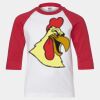 Youth Three Quarter Sleeve Baseball T-Shirt Thumbnail