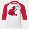 Youth Three Quarter Sleeve Baseball T-Shirt Thumbnail
