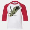 Youth Three Quarter Sleeve Baseball T-Shirt Thumbnail