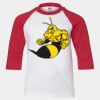 Youth Three Quarter Sleeve Baseball T-Shirt Thumbnail