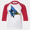 Youth Three Quarter Sleeve Baseball T-Shirt Thumbnail