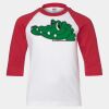 Youth Three Quarter Sleeve Baseball T-Shirt Thumbnail