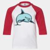 Youth Three Quarter Sleeve Baseball T-Shirt Thumbnail
