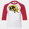 Youth Three Quarter Sleeve Baseball T-Shirt Thumbnail