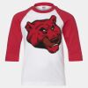 Youth Three Quarter Sleeve Baseball T-Shirt Thumbnail