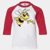 Youth Three Quarter Sleeve Baseball T-Shirt Thumbnail