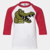 Youth Three Quarter Sleeve Baseball T-Shirt Thumbnail