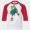 Youth Three Quarter Sleeve Baseball T-Shirt Thumbnail