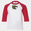 Youth Three Quarter Sleeve Baseball T-Shirt Thumbnail