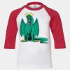 Youth Three Quarter Sleeve Baseball T-Shirt Thumbnail