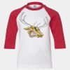 Youth Three Quarter Sleeve Baseball T-Shirt Thumbnail