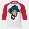 Youth Three Quarter Sleeve Baseball T-Shirt Thumbnail
