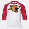 Youth Three Quarter Sleeve Baseball T-Shirt Thumbnail