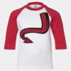 Youth Three Quarter Sleeve Baseball T-Shirt Thumbnail