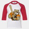 Youth Three Quarter Sleeve Baseball T-Shirt Thumbnail