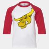 Youth Three Quarter Sleeve Baseball T-Shirt Thumbnail
