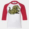 Youth Three Quarter Sleeve Baseball T-Shirt Thumbnail