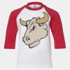 Youth Three Quarter Sleeve Baseball T-Shirt Thumbnail