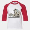 Youth Three Quarter Sleeve Baseball T-Shirt Thumbnail