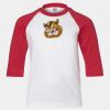 Youth Three Quarter Sleeve Baseball T-Shirt Thumbnail