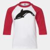 Youth Three Quarter Sleeve Baseball T-Shirt Thumbnail