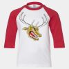 Youth Three Quarter Sleeve Baseball T-Shirt Thumbnail