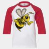 Youth Three Quarter Sleeve Baseball T-Shirt Thumbnail