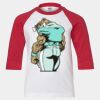 Youth Three Quarter Sleeve Baseball T-Shirt Thumbnail