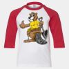 Youth Three Quarter Sleeve Baseball T-Shirt Thumbnail