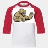 Youth Three Quarter Sleeve Baseball T-Shirt Thumbnail