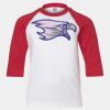 Youth Three Quarter Sleeve Baseball T-Shirt Thumbnail