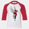 Youth Three Quarter Sleeve Baseball T-Shirt Thumbnail