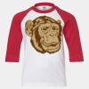 Youth Three Quarter Sleeve Baseball T-Shirt Thumbnail
