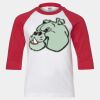 Youth Three Quarter Sleeve Baseball T-Shirt Thumbnail