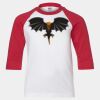 Youth Three Quarter Sleeve Baseball T-Shirt Thumbnail